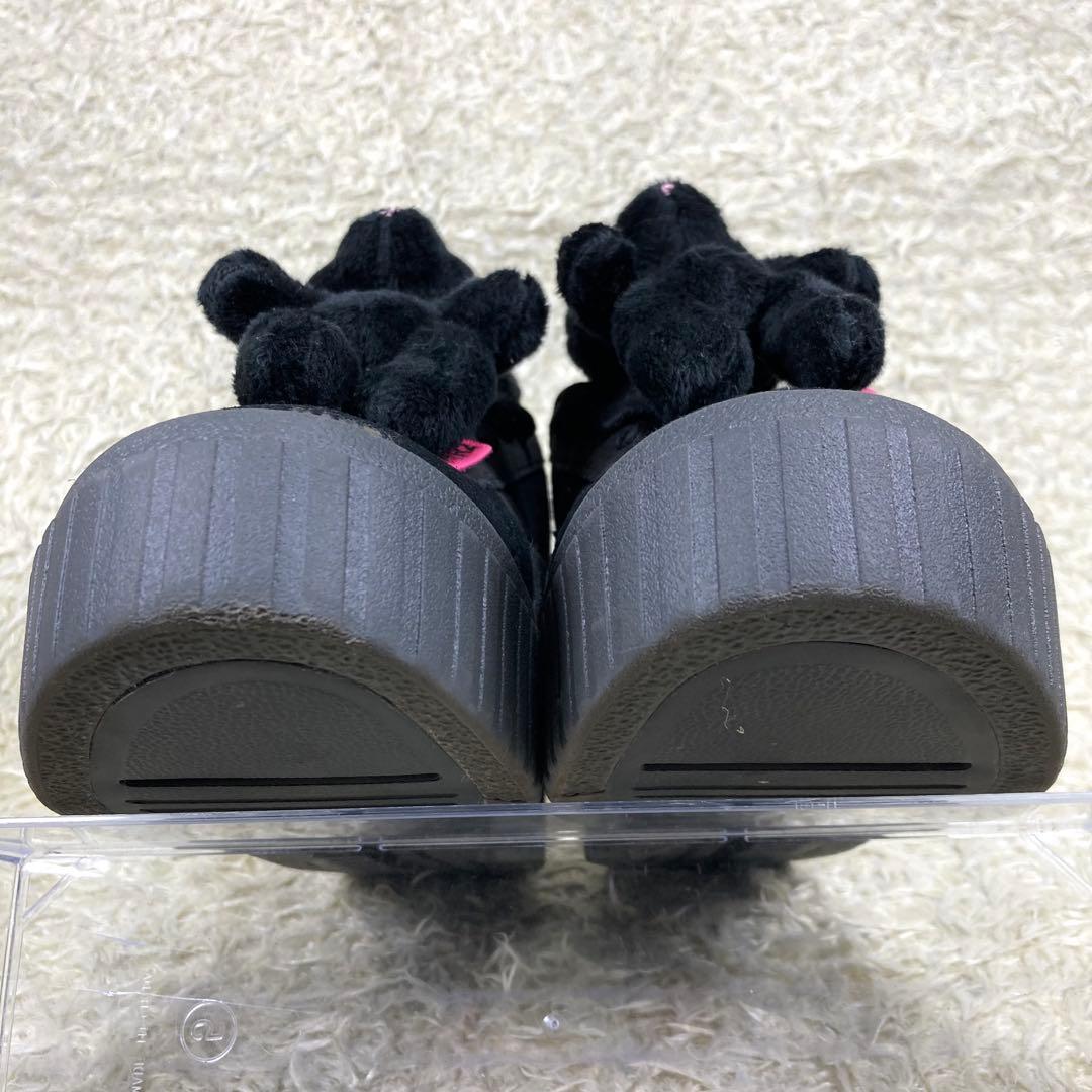 『未使用級』FR2 梅 PUMA コラボスニーカー 厚底 うさぎ ブラック　黒