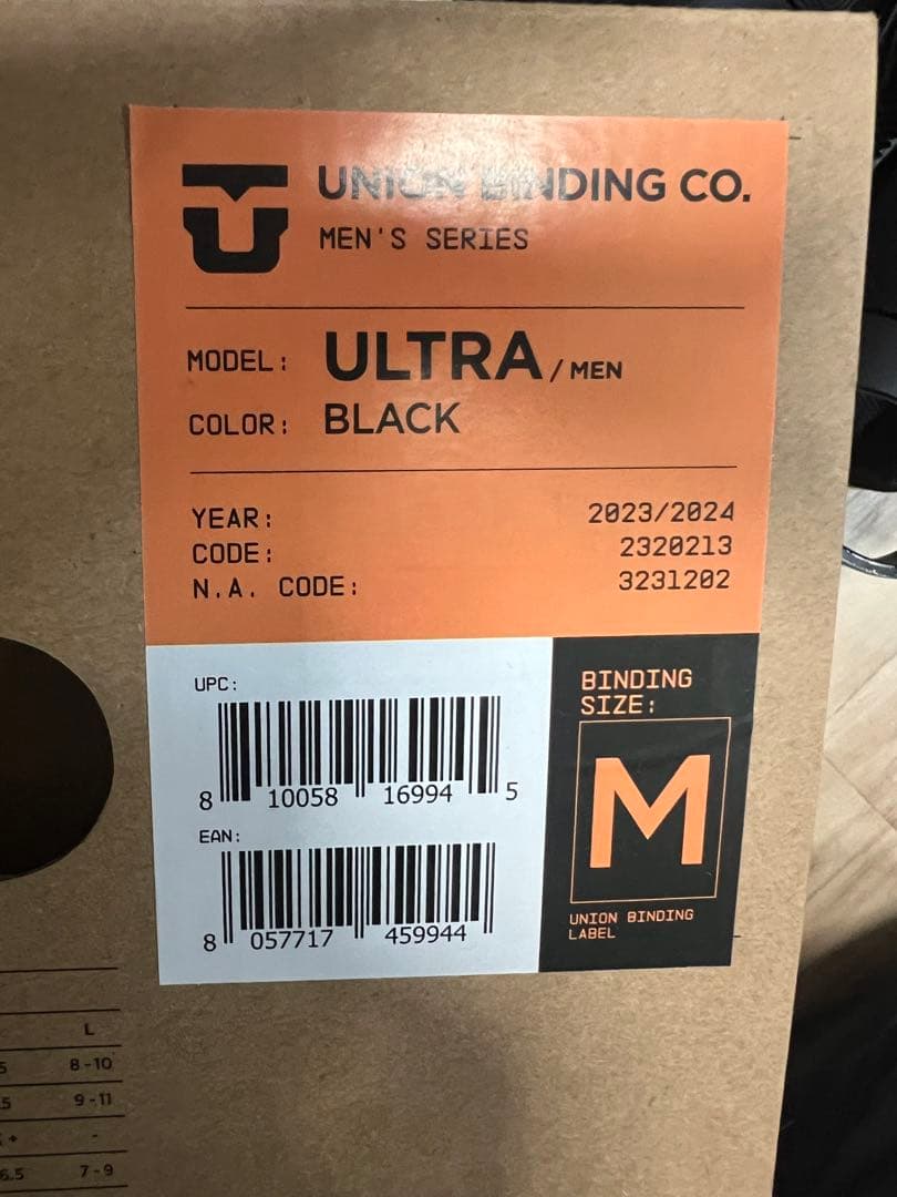 Union Ultra ビンディング M ブラック 2023/2024