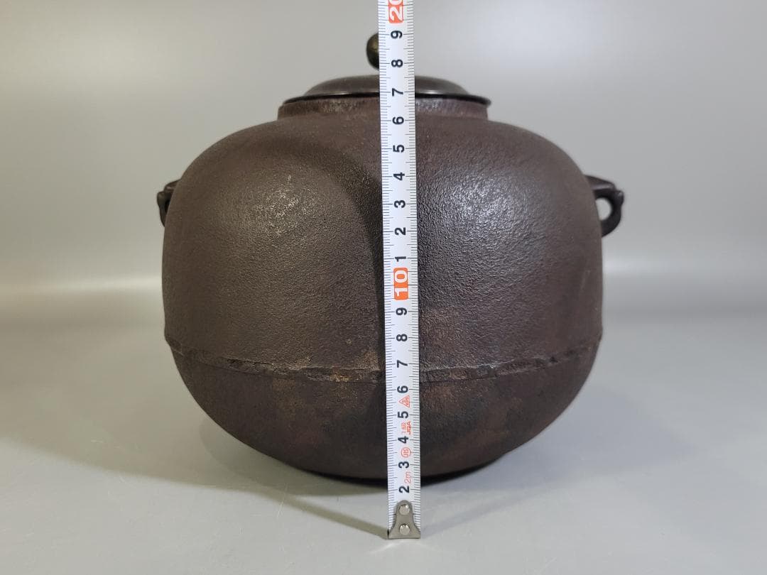 時代 丸釜 大國 釜環 共箱