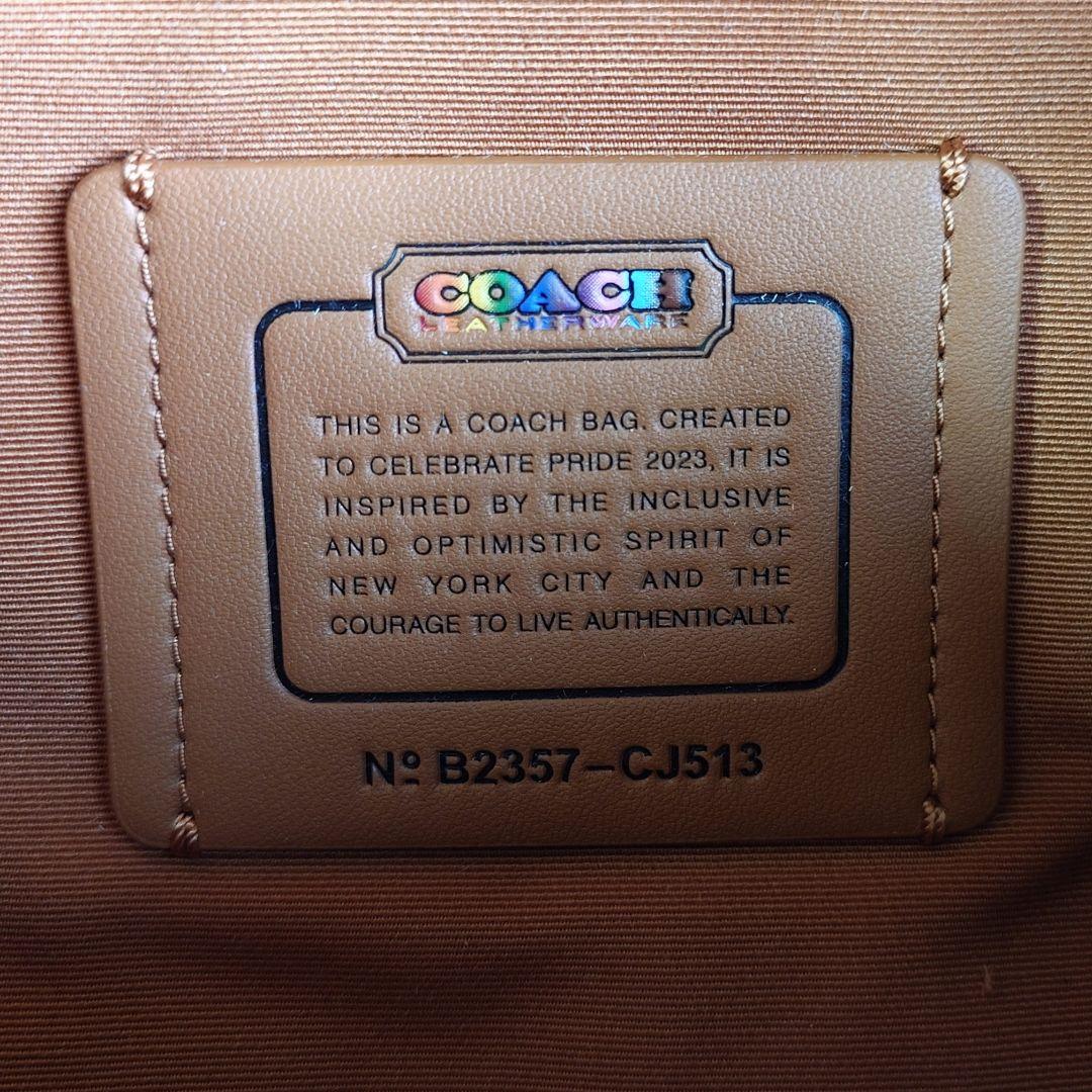 美品 コーチ ワーレン ベルトバッグ シグネチャー PVC パッチ クロスボディ