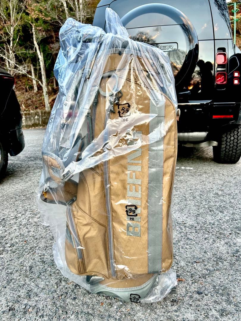 新品未使用ブリーフィングゴルフキャディバッグ CR-4 コヨーテ