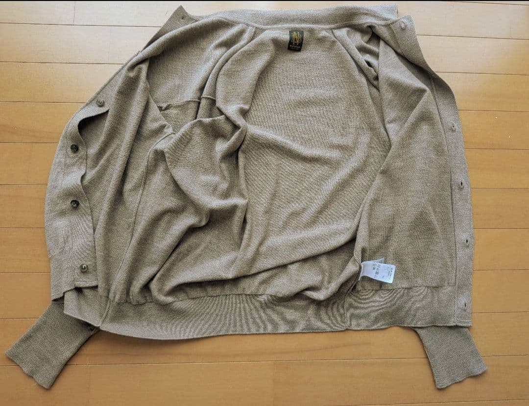 極美品24AW BATONER BABY WOOL POLO CARDIGAN