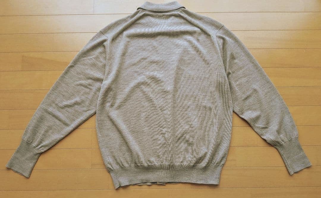 極美品24AW BATONER BABY WOOL POLO CARDIGAN