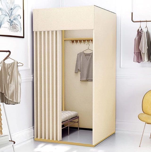 ⭐️特大SALE⭐️お洒落 フィッティングルーム 更衣室 簡単 カーテン