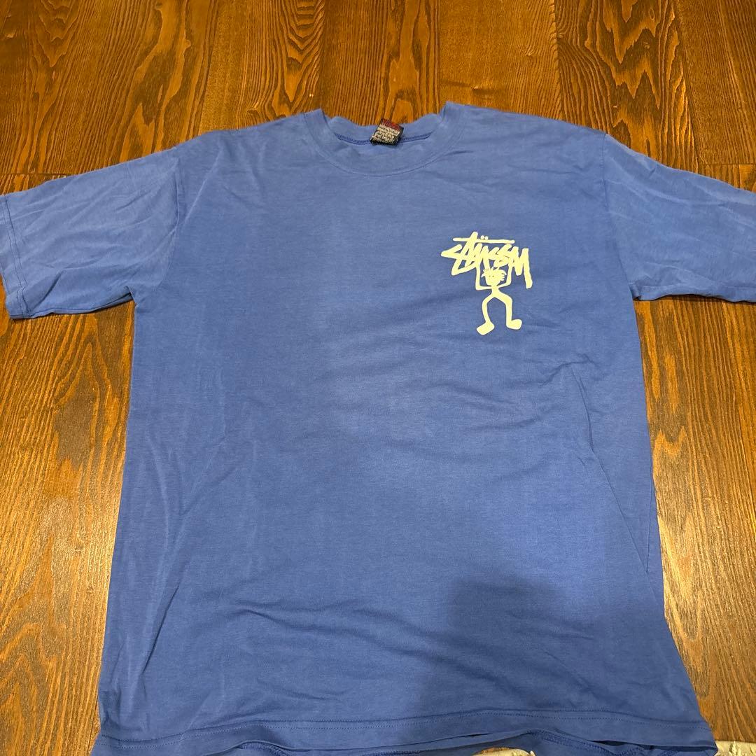 90s old Stussy Tシャツ Lサイズ 青