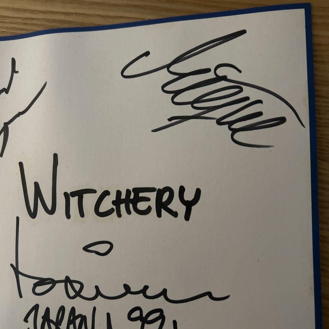Witchery ウィッチリー　直筆サイン 1999年12月