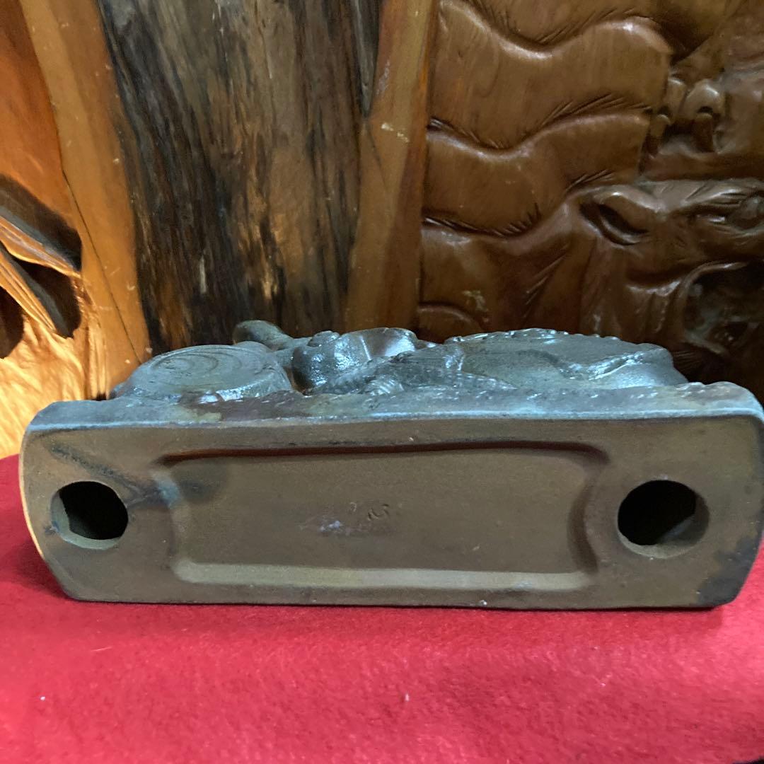 備前焼縁起物只今干支巳の置物金運紹運❣️