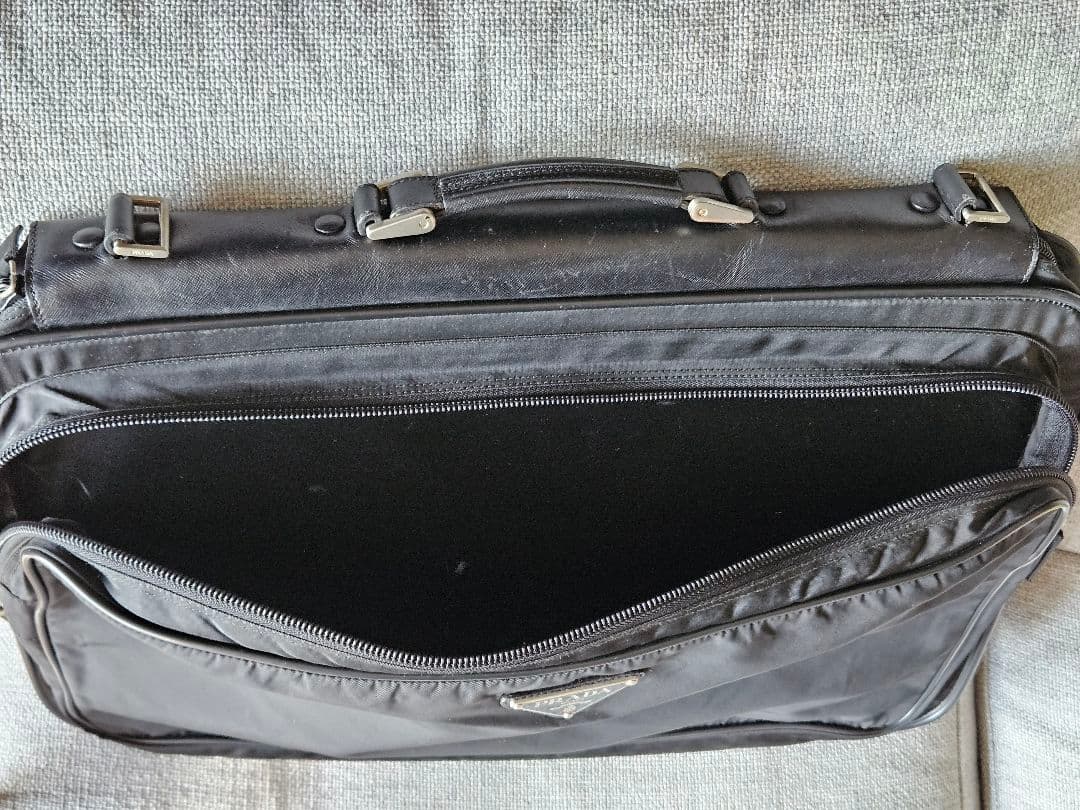 PRADA プラダ ガーメントバッグ ショルダーバッグ ブラック