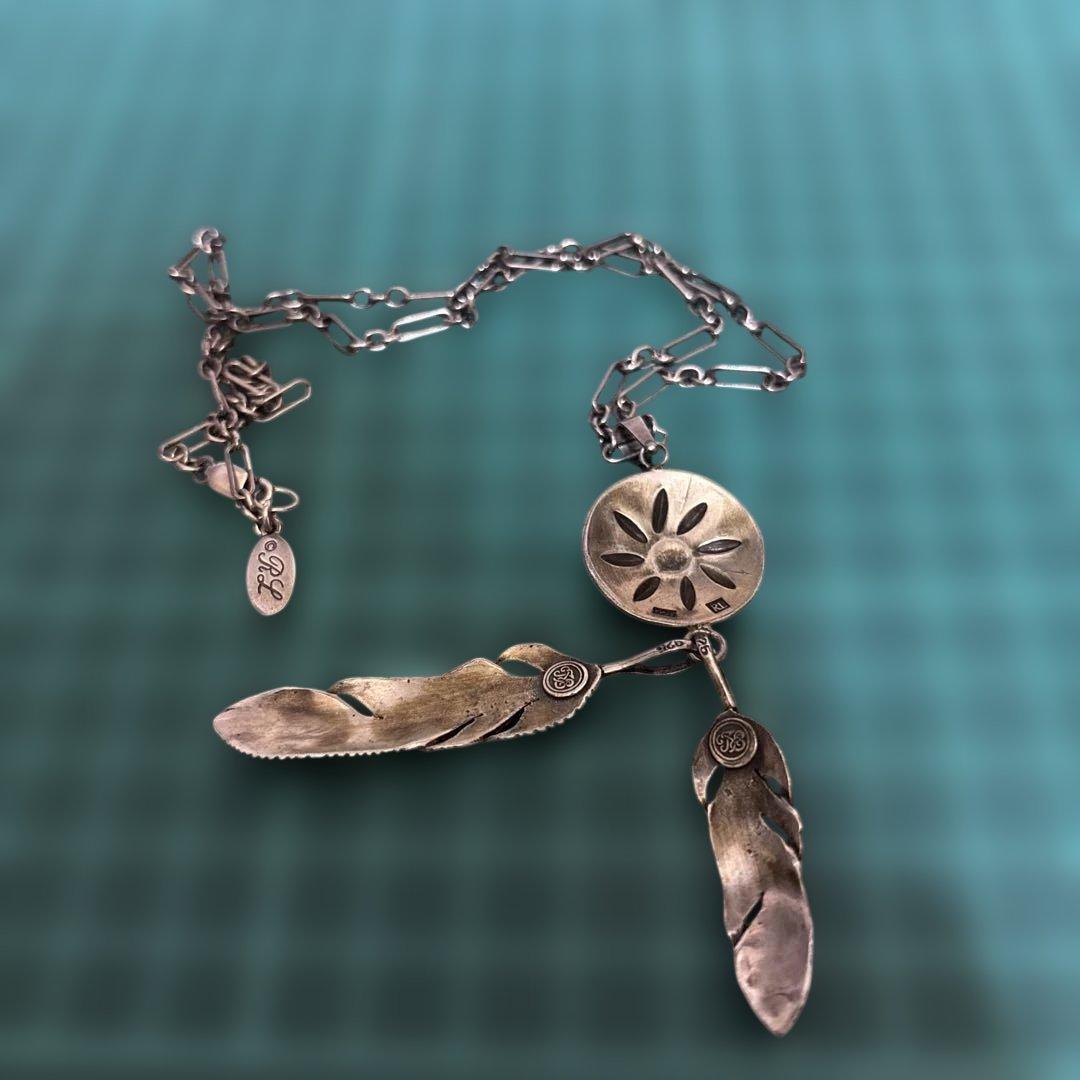 ラルフローレンフェザー ネックレス　シルバー925