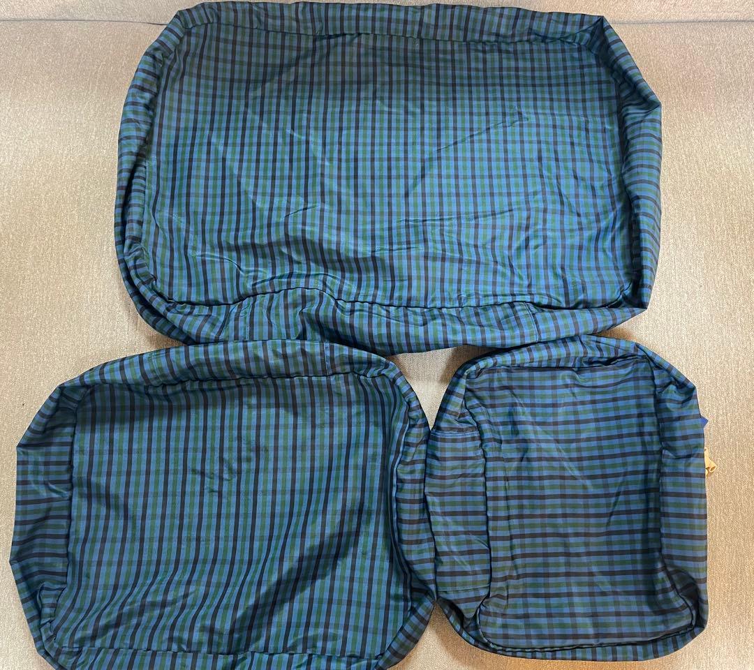 ※専用※ familiar チェック柄トラベルポーチ3点セット