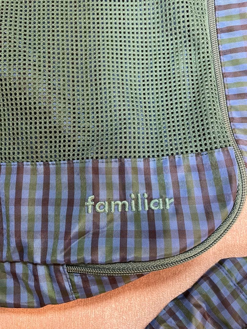 ※専用※ familiar チェック柄トラベルポーチ3点セット