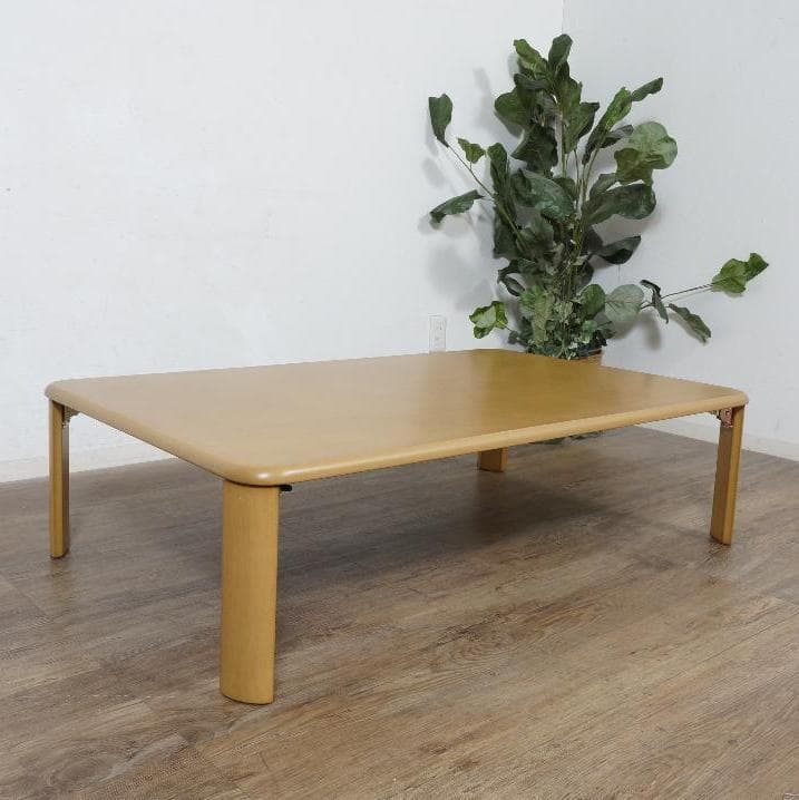 アウトレット　折りたたみテーブル　120cm 座卓　センターテーブル　簡単収納