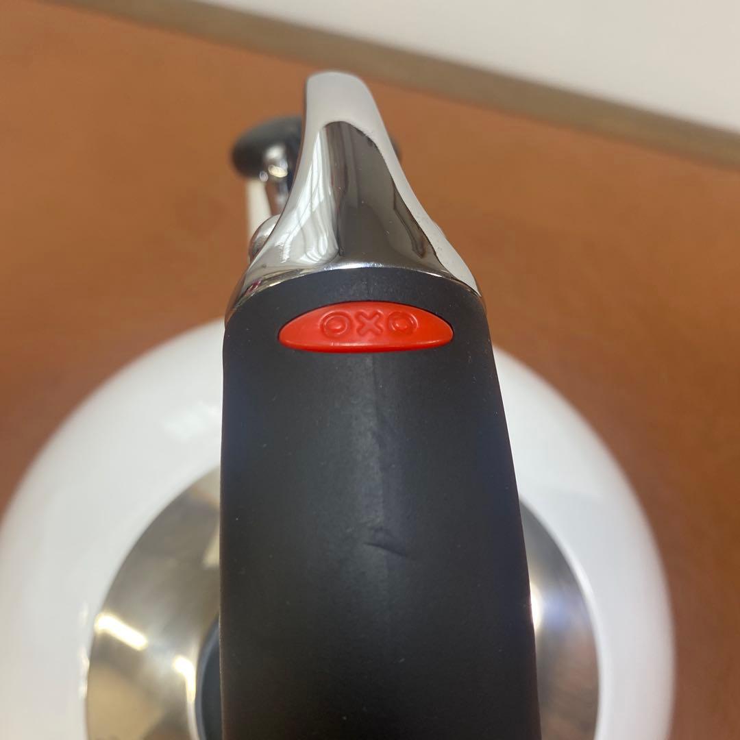 OXO ホーロー 笛吹 ケトル やかん 白 1点 2.2L オクソー ホワイト
