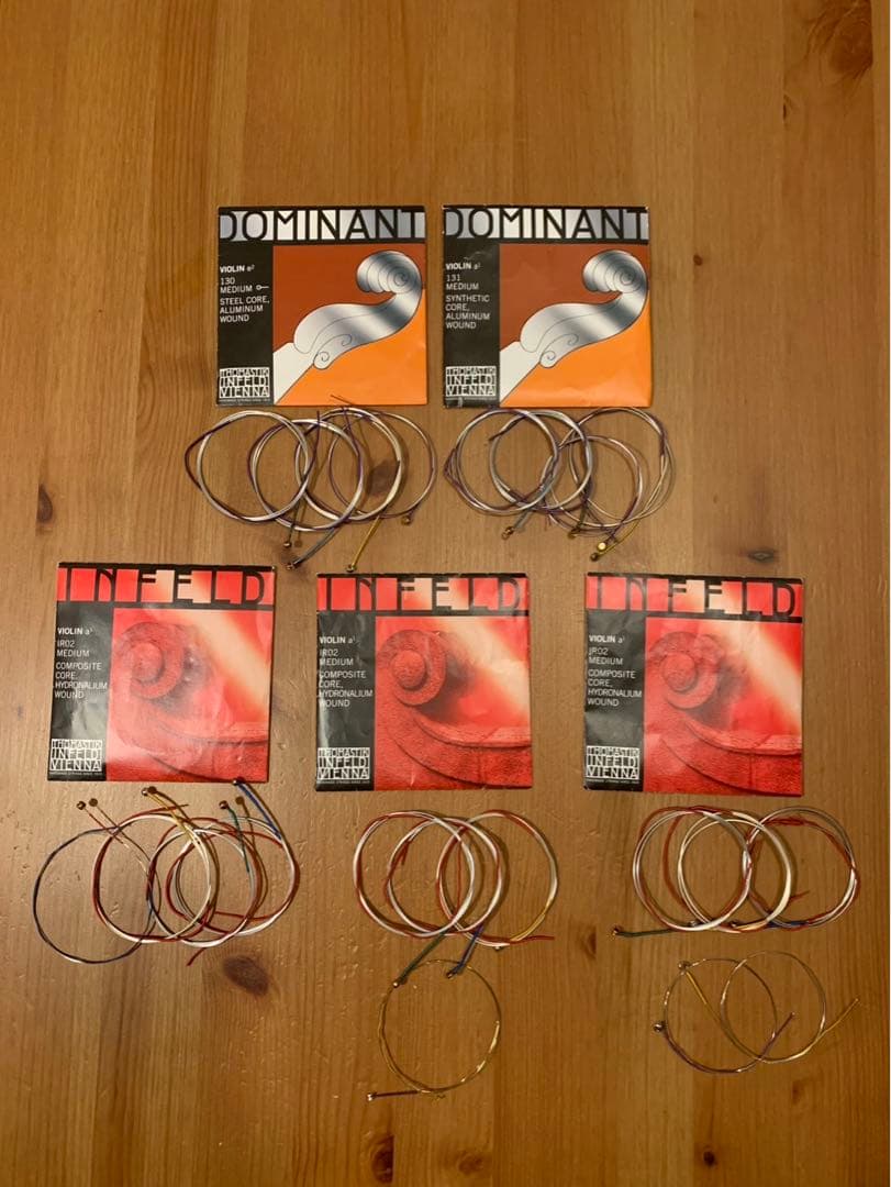 お値下げ　Dominant ヴァイオリン　4/4 弦　5セット