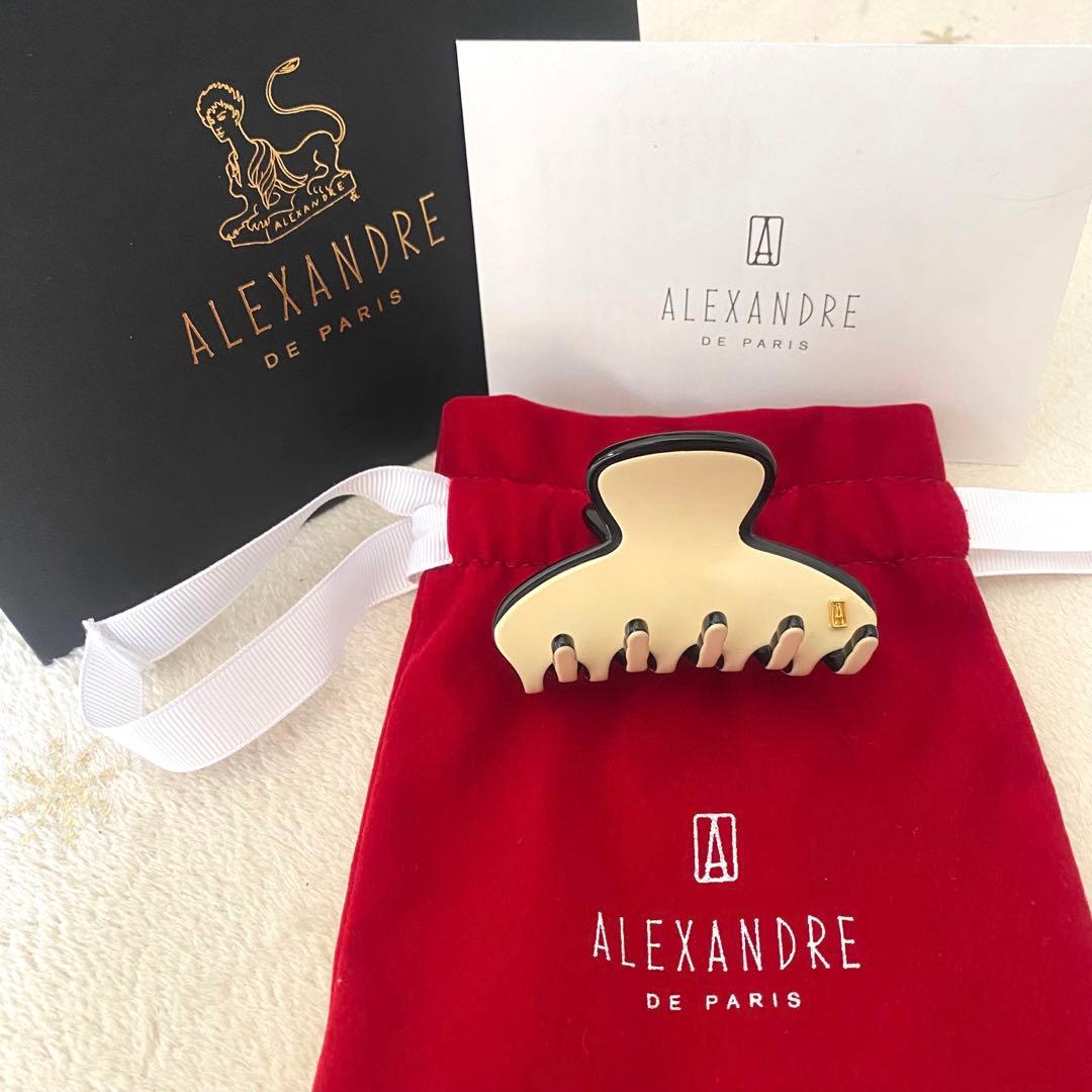 アレクサンドルドゥパリ　バレッタ　ヘアクリップ　新品未使用　ベージュカチューシャ