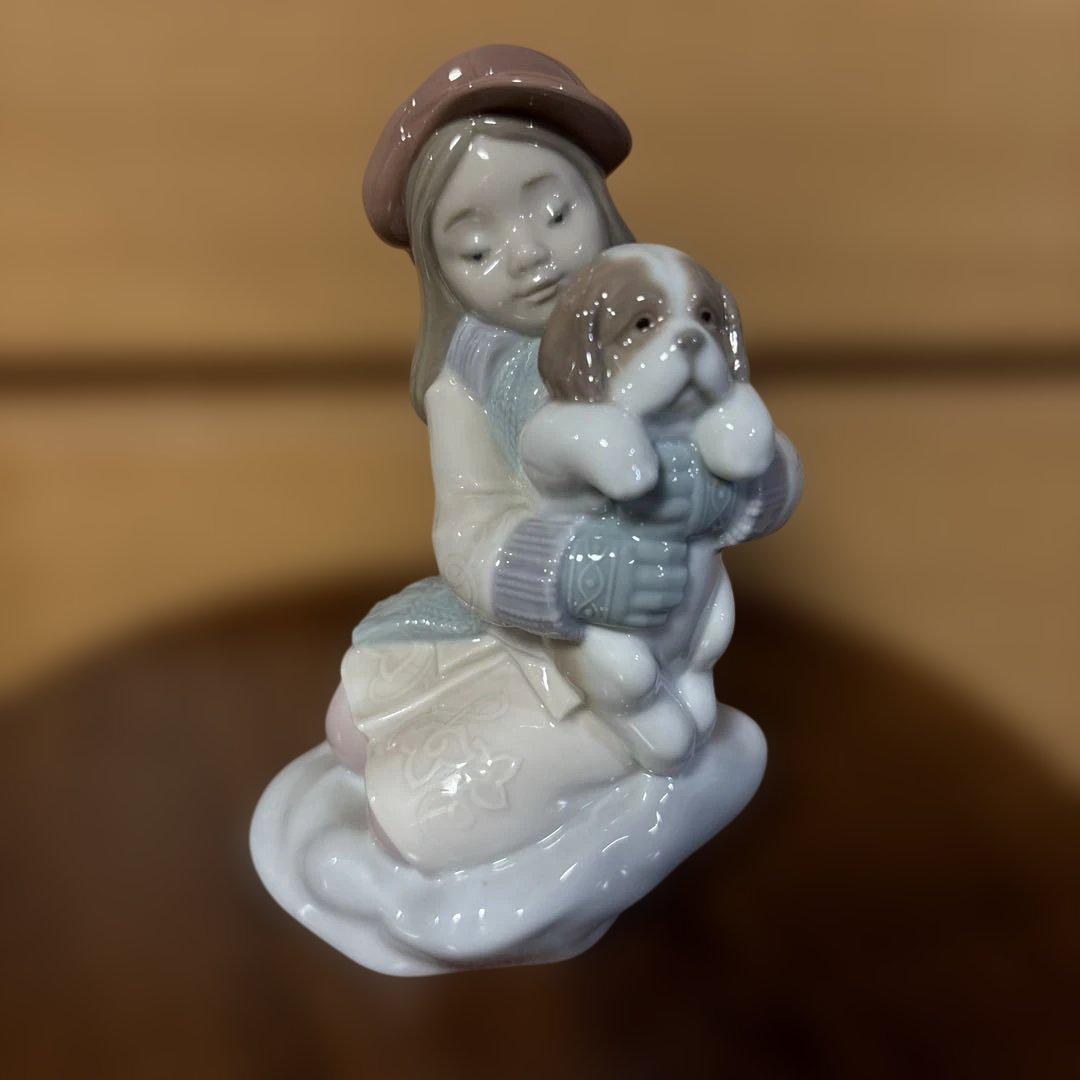 LLDRO リヤドロ 犬と少女