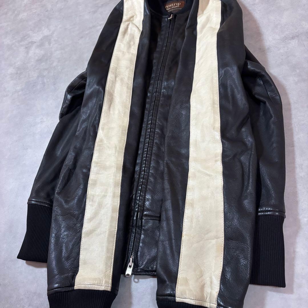 drestrip ドレストリップ ディアスキン レザートラックジャケット