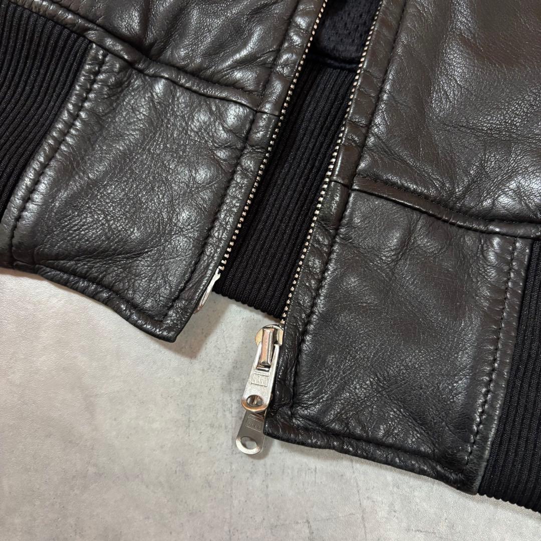 drestrip ドレストリップ ディアスキン レザートラックジャケット