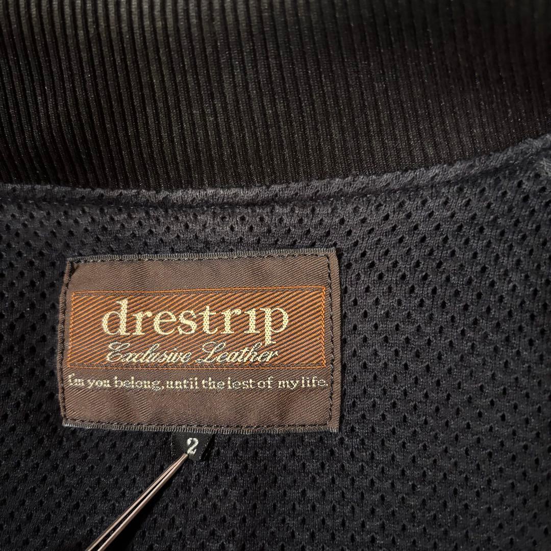 drestrip ドレストリップ ディアスキン レザートラックジャケット