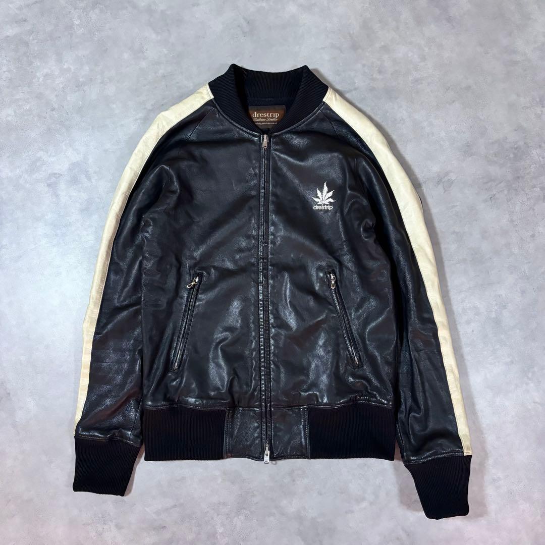 drestrip ドレストリップ ディアスキン レザートラックジャケット