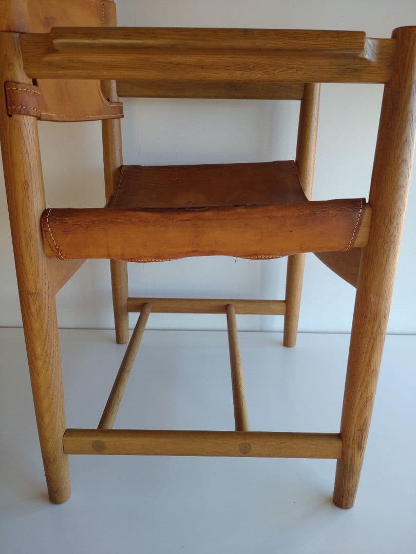 スパニッシュチェア モーエンセン フレデリシア ビンテージ ヌメ革 オーク