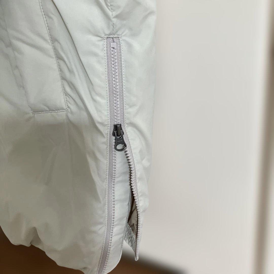 みぃ　NANGAナンガ　スタンドカラーダウンジャケット　WS ホワイト