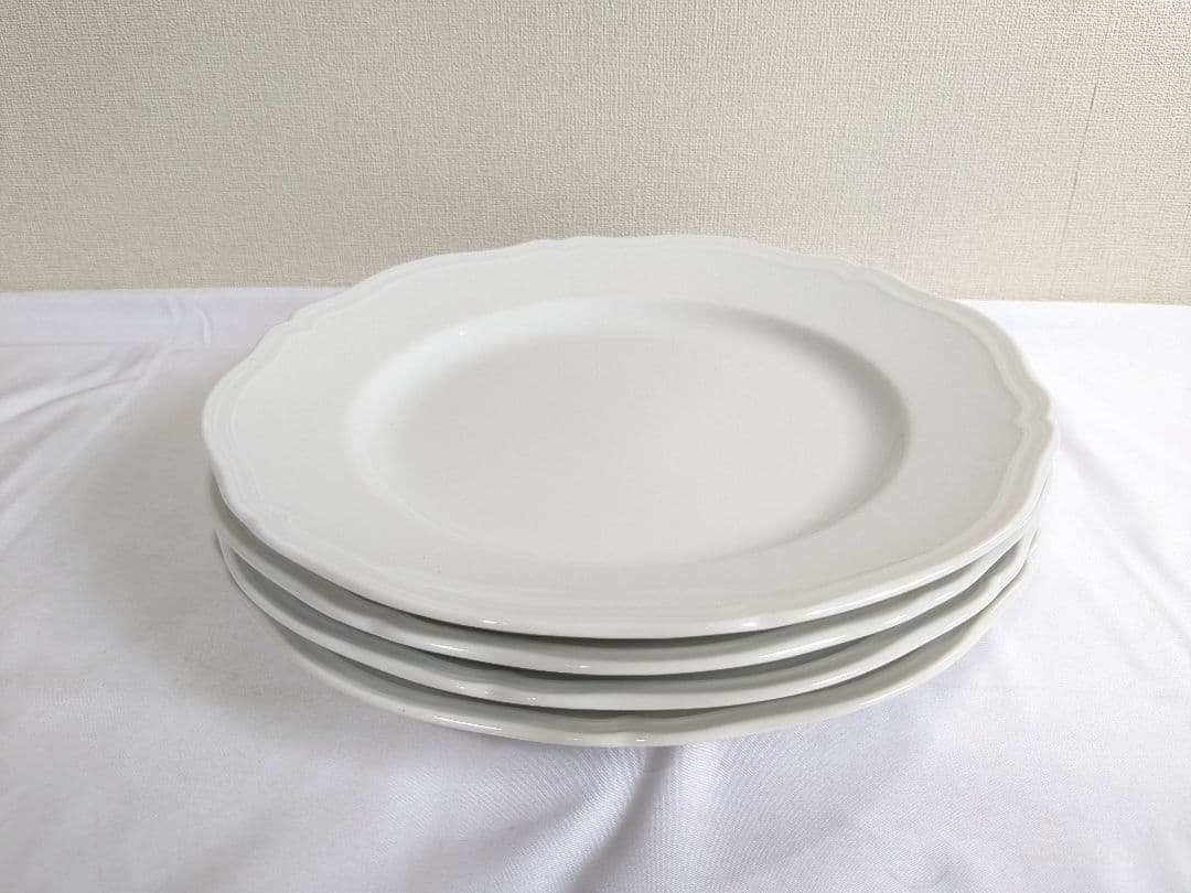 リチャードジノリ ホワイト 大皿　26cm 4枚セット