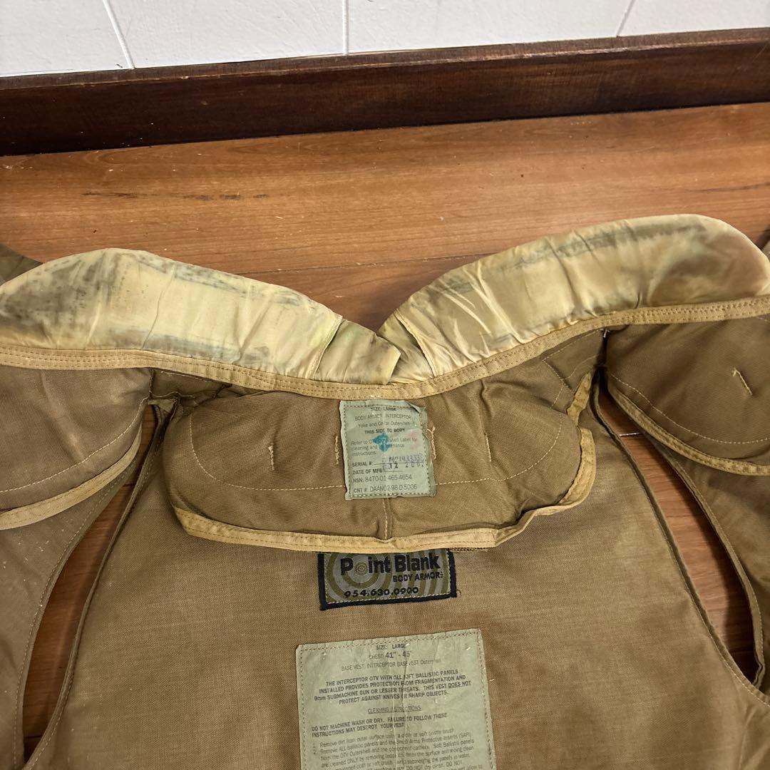 米軍　実物　OTV インターセプター ボディアーマー ソフトアーマー入りサイズL