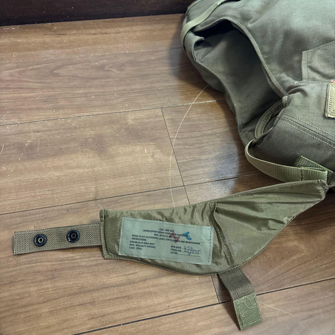 米軍　実物　OTV インターセプター ボディアーマー ソフトアーマー入りサイズL