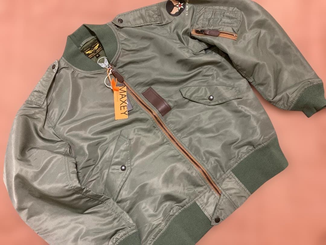 新品 1950's 初期型 L-2B USAFマーク セージ XL アメリカ空軍