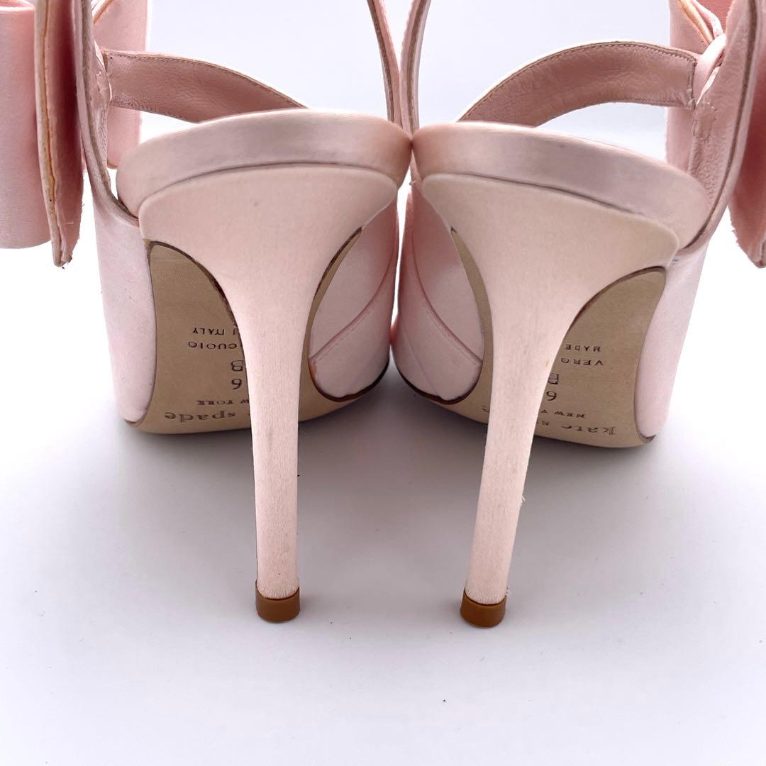 ケイトスペード♡kate spade【23.5】サテン/リボン✨パーティー✨姫系