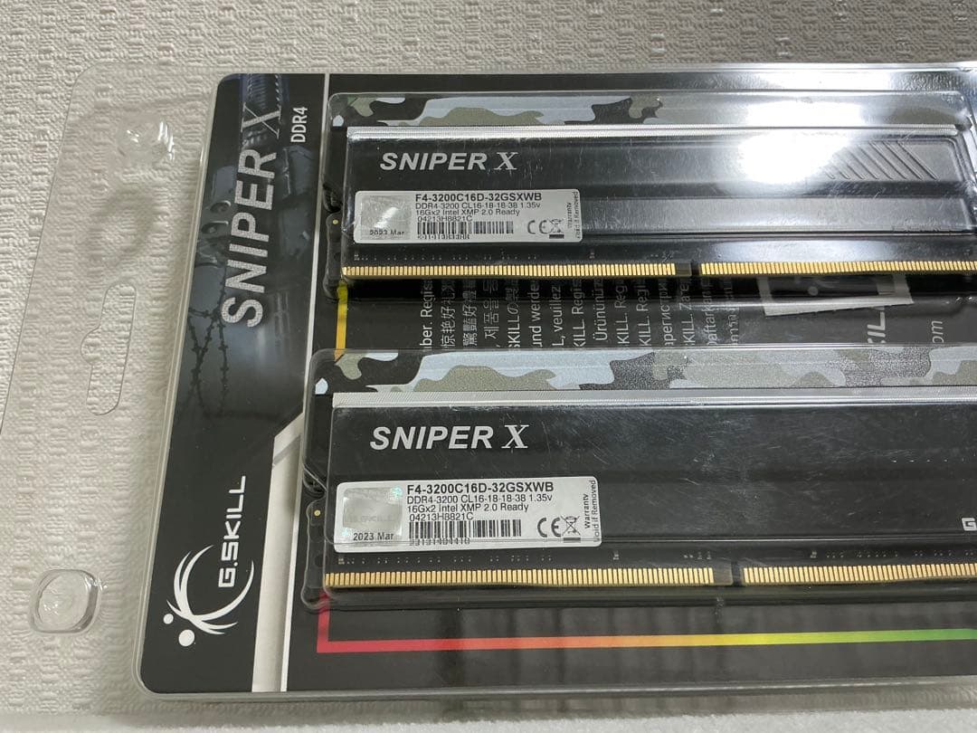 G.skill DDR4-3200 16GB×2