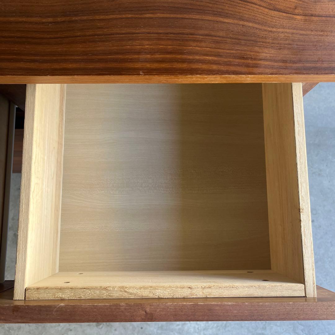 美品・廃盤希少★無印 ウォールナット材キャビネット・木製扉