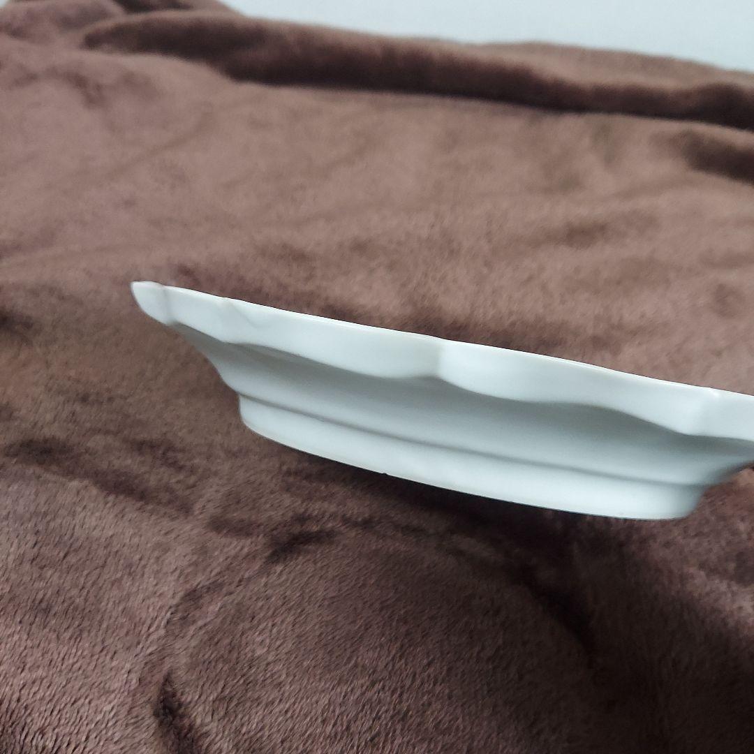 臼杵焼 稜花リム皿 L 白 新品未使用 ４枚 セット