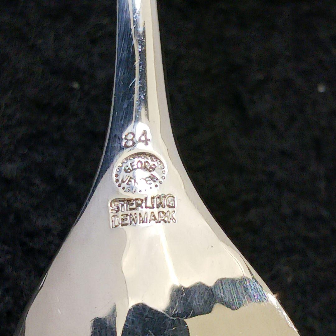 Y2126 ジョージジェンセン ブロッサム スプーン6本 シルバー925　ma