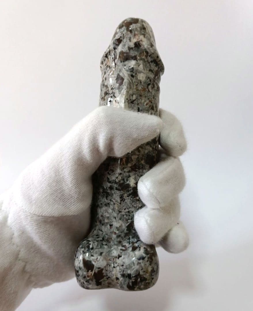 ユーパーライト　きのこ　男根　男性像　天然石　縁起物　置物