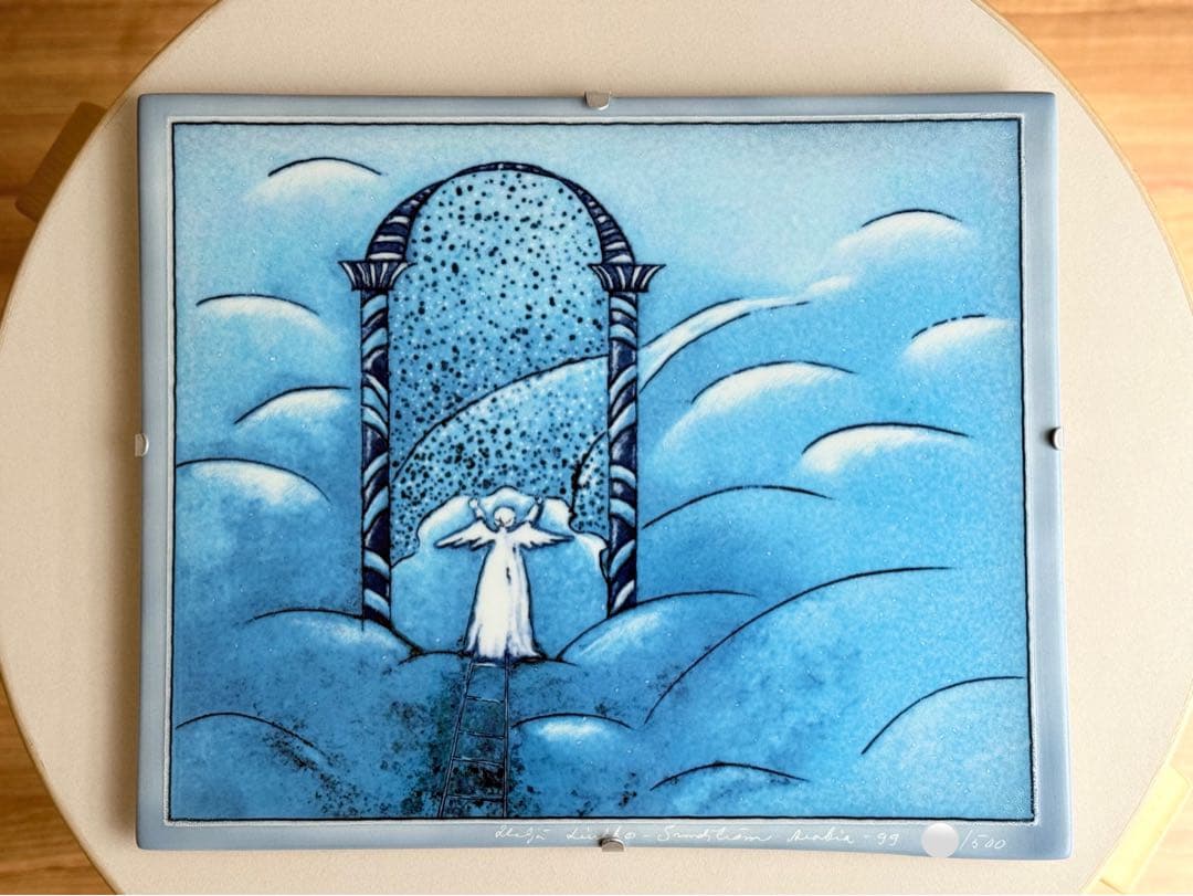 大判 Heaven’s Gate 天国の扉1999年 陶板画 ヘルヤ アラビア