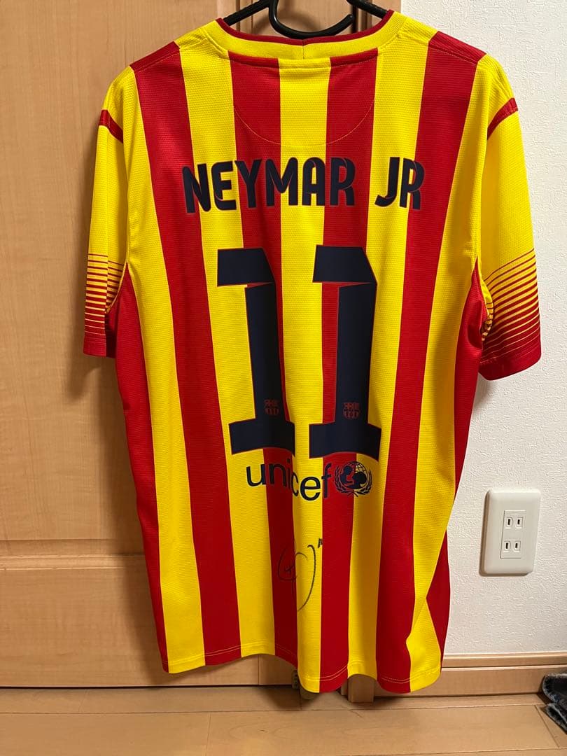 FCバルセロナ ネイマール JR サイン入りシャツ