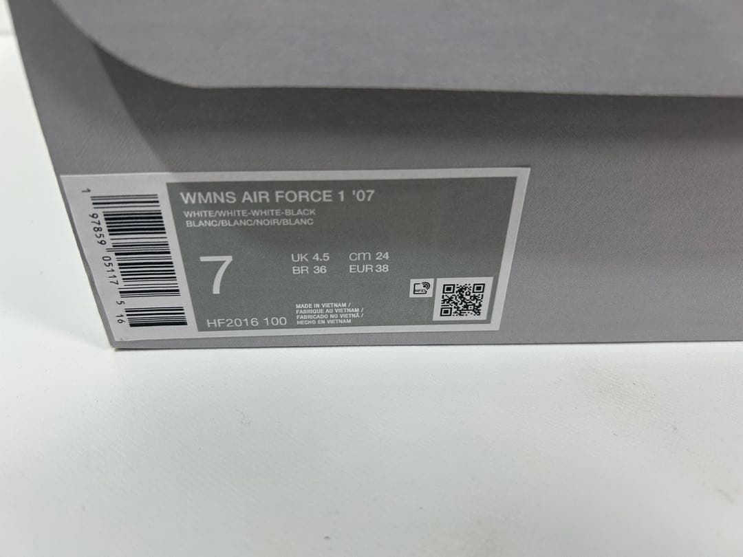 【新品】24cm NIKE WMNS エアフォース1 '07 \"ホワイトローズ\"