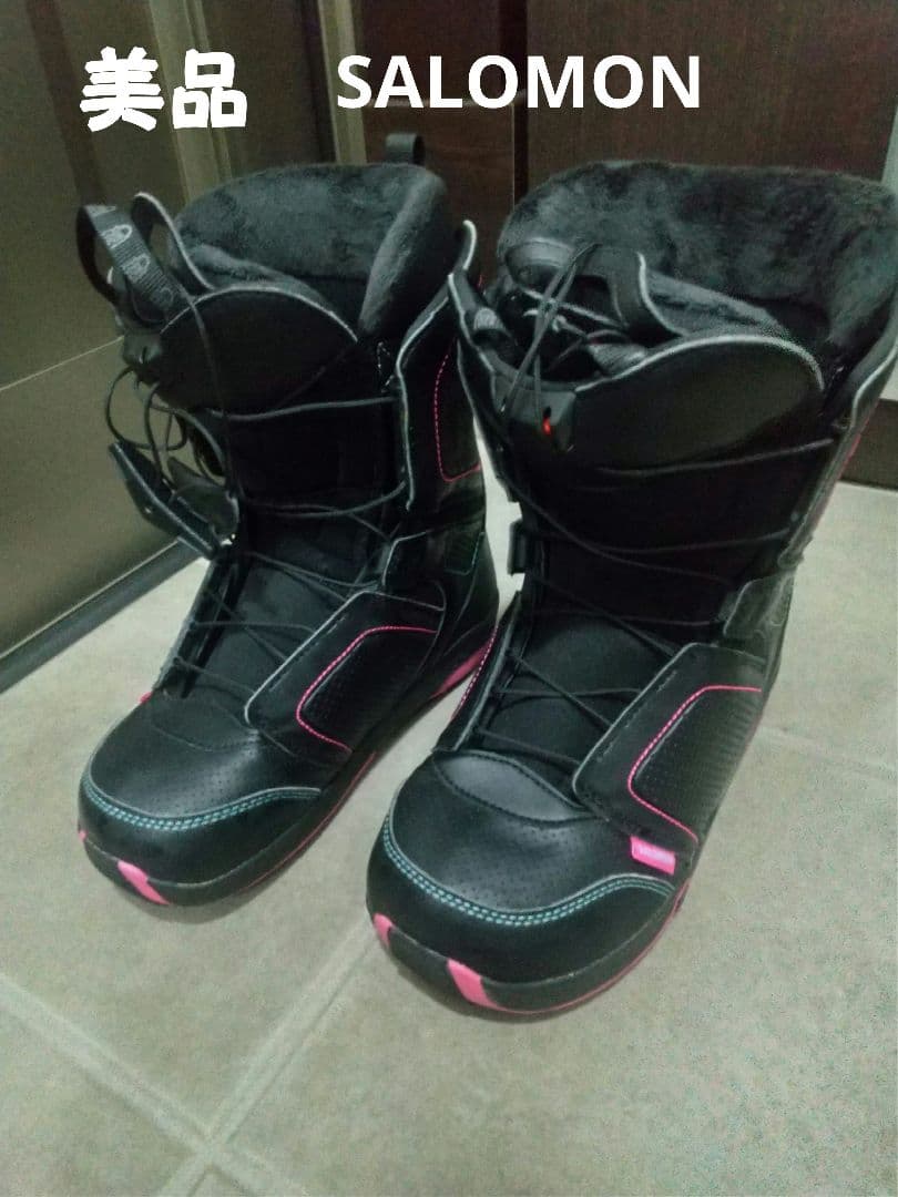 美品 SALOMON 24cm スノーボードブーツ
