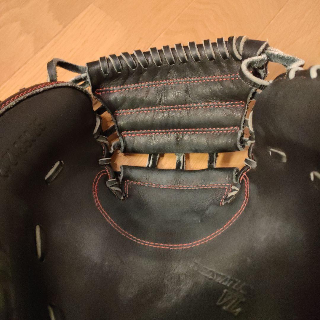 美品 ZETT 軟式 キャッチャーミット ネオステイタスVL 右投用 黒 ①