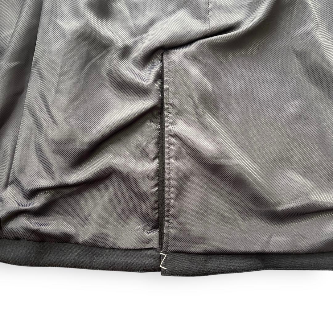 新品未使用　自由区　カシミヤ混　スタンドカラーコート　46 ブラック