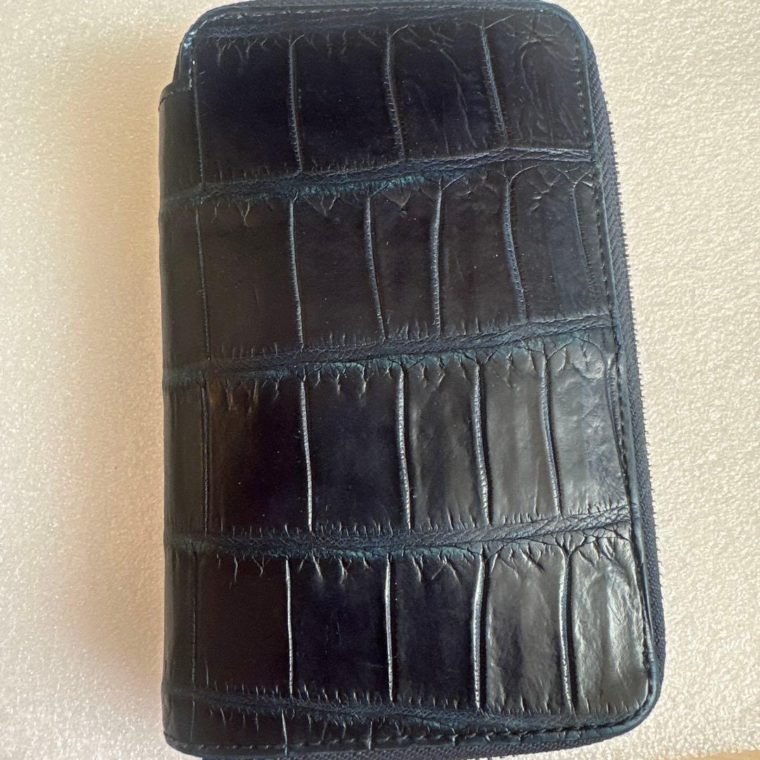 itti 【一番人気】CRISTY SMART MIDクロコダイルレザーネイビー