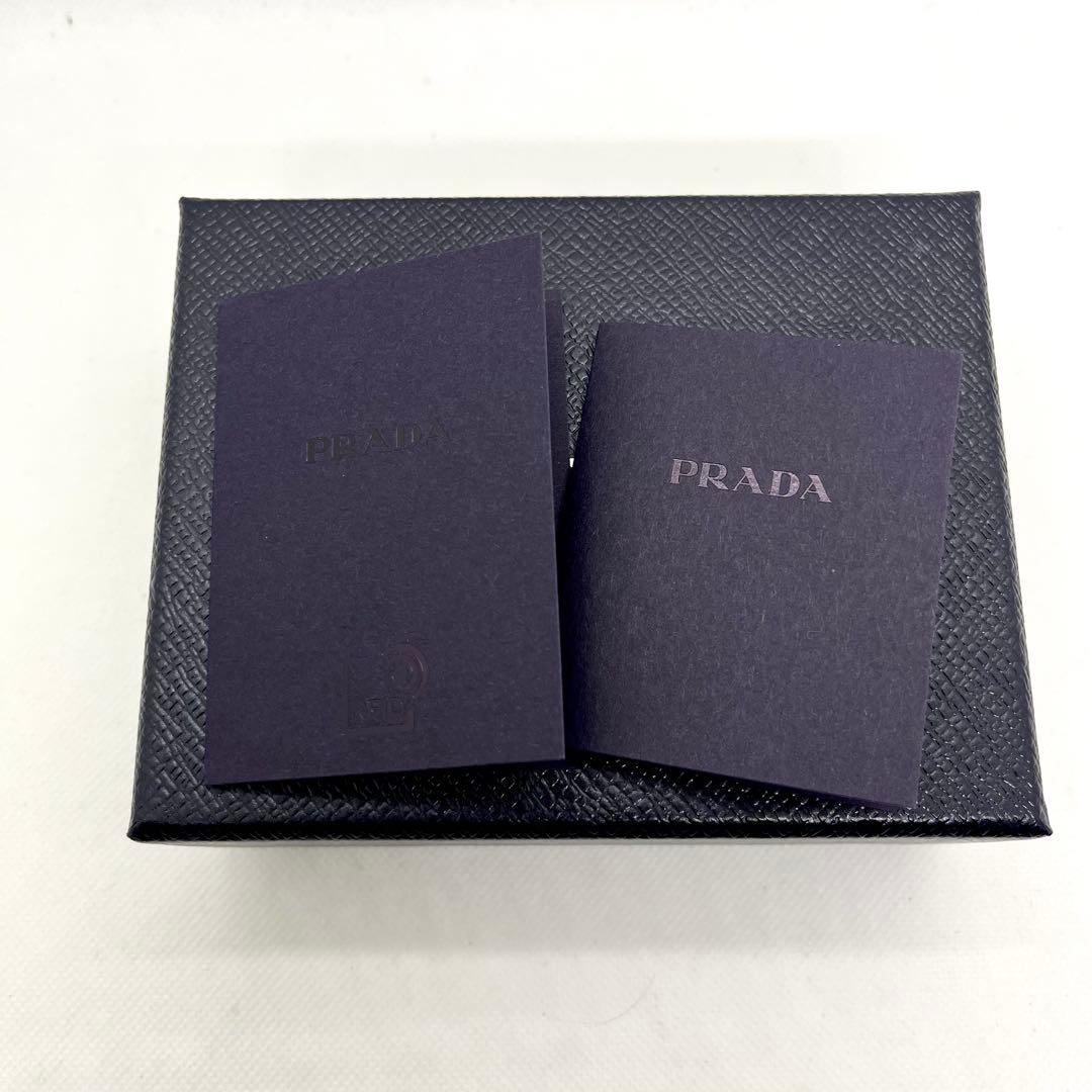 箱・ギャラ付き/極美品/ICチップ/現行✨プラダ 三つ折り財布 ヴィッテロムーブ