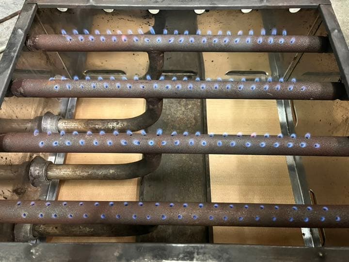 一文字火床(銅一枚板)