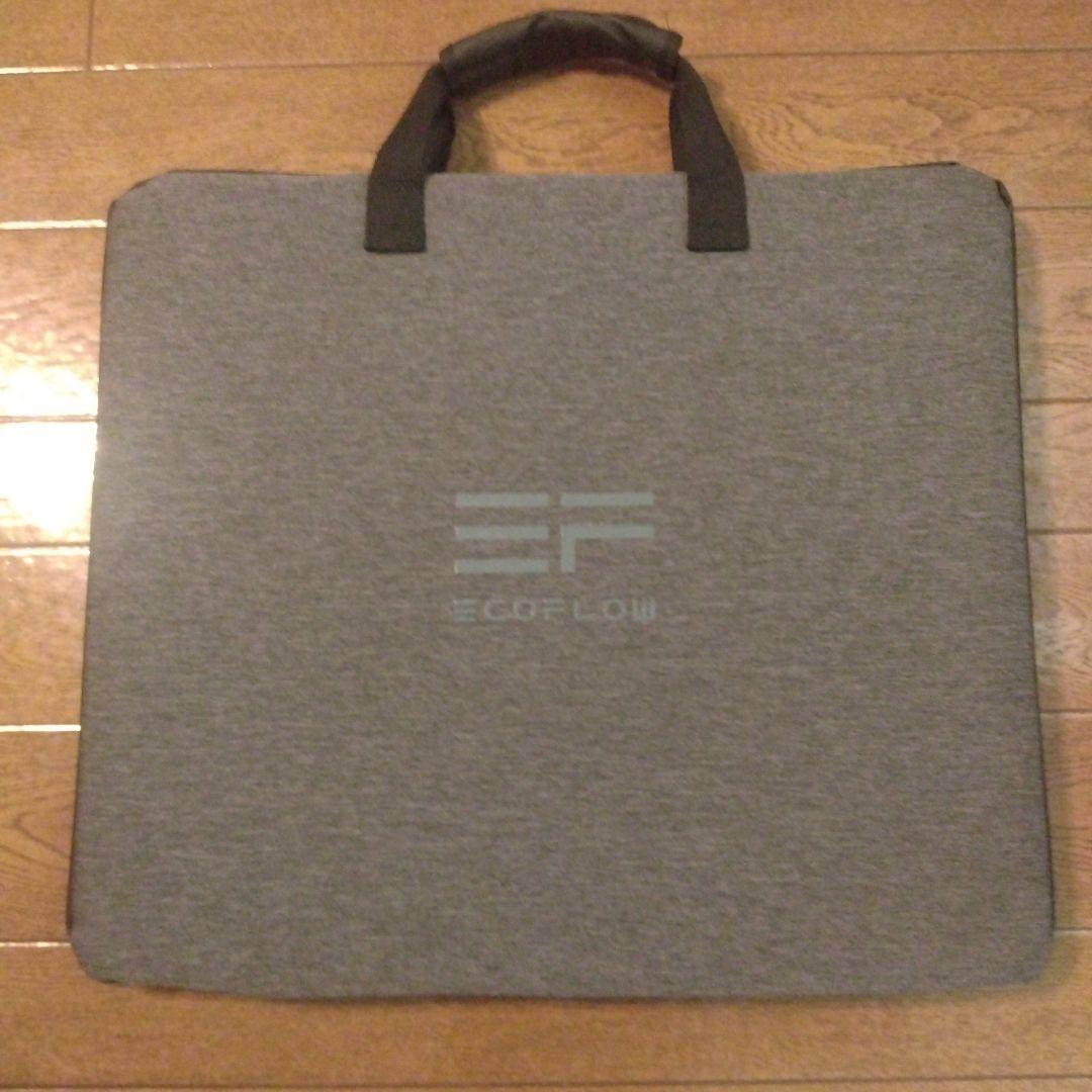 ECOFLOW エコフローソーラーパネル110w 未使用収納ケース 付きグレー