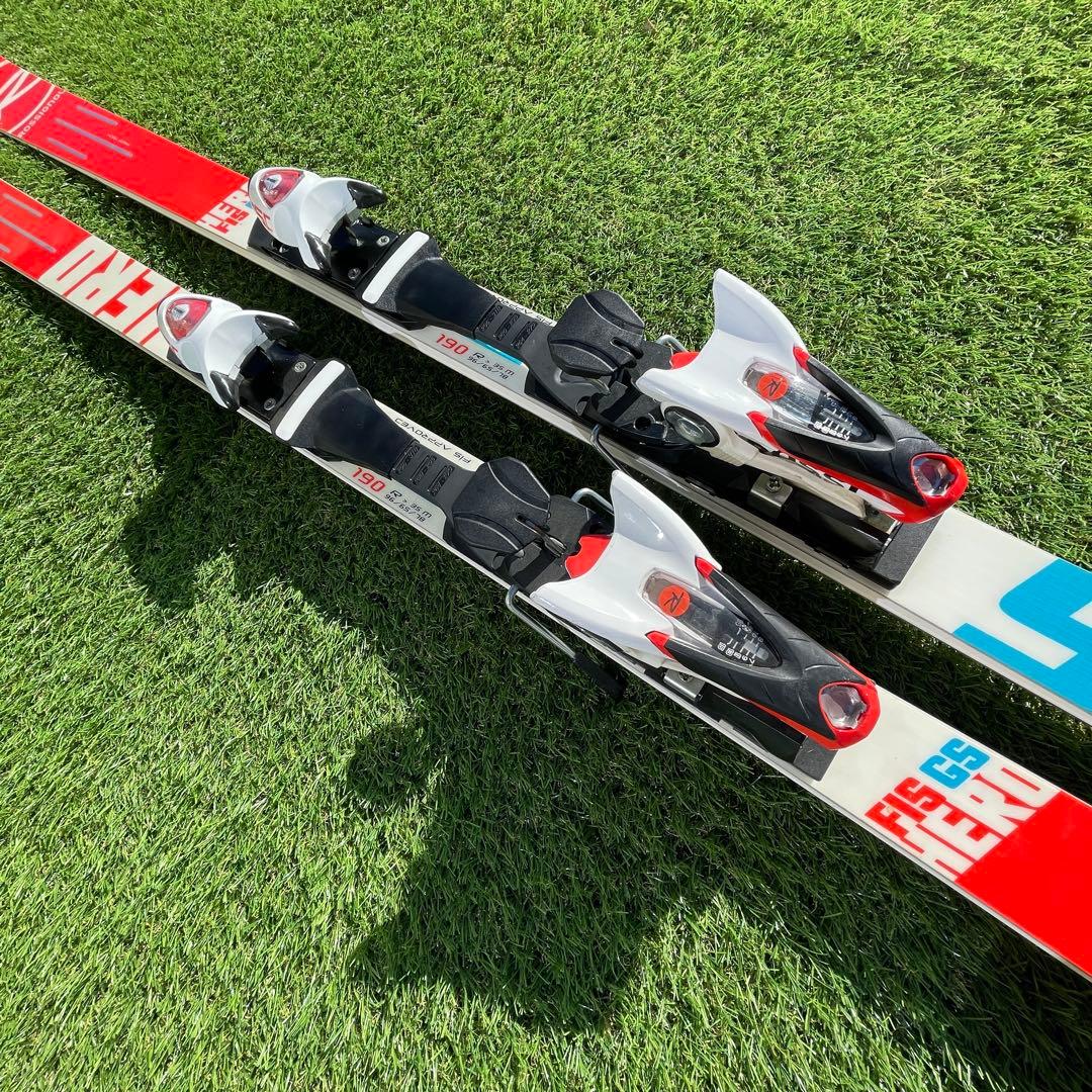 ロシニョール　HERO FIS GS　R35　スキー板ビンディングセット　190