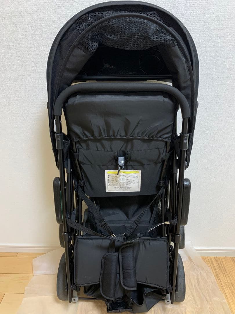 Nebio Amitie 二人乗りベビーカー ブラック