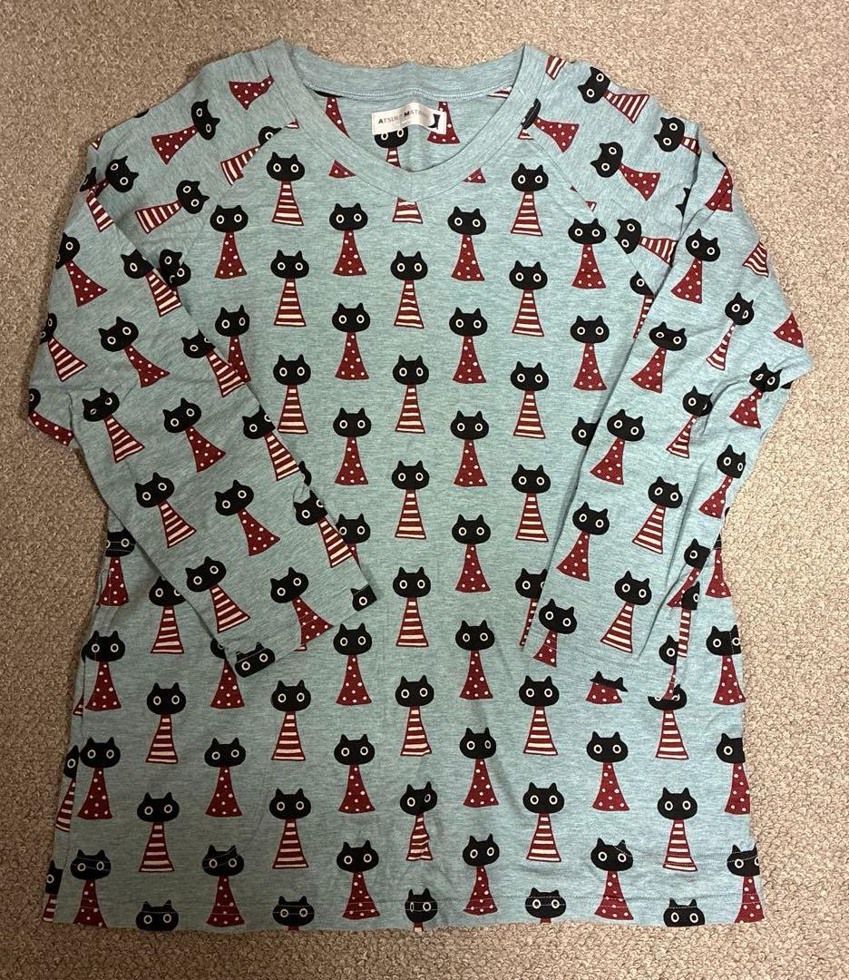 ワコール　ATUKO MATANO猫柄パジャマセット