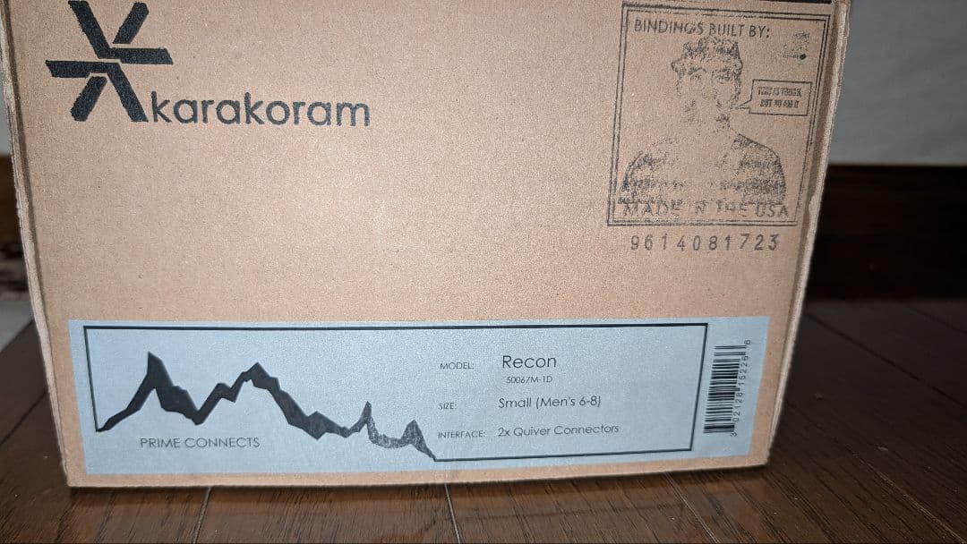 karakoram カラコラム recon リーコン　Sサイズ2QC